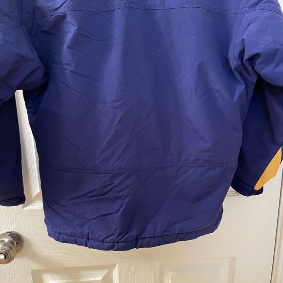 Patagonia Kids Guide Parka Insulated Jacket Blue Yellow Boys Size 10 - Picture 16 of 16